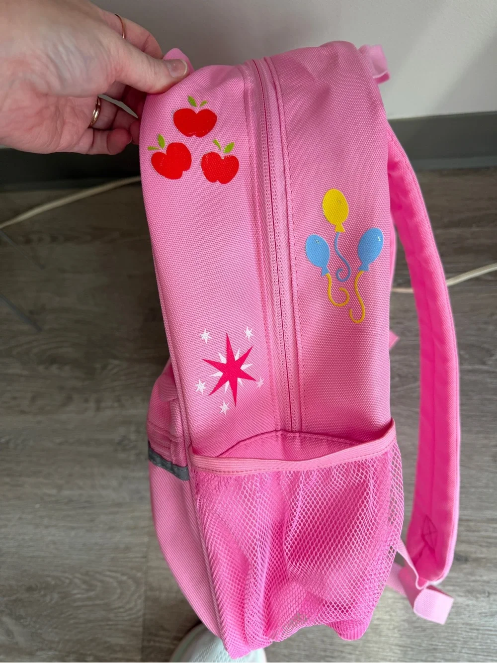 My Little Pony Pink Kids Backpack with Friendship Is Magic Graphics